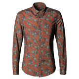 Floral Printing Long Sleeve