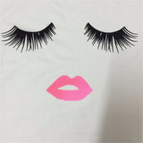 Eyelash Red Lips Tshirt