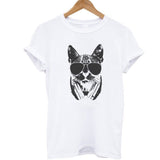 Animal 3D DJ Cat Print Shirt