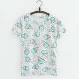 Pineapple Print Short Sleeve