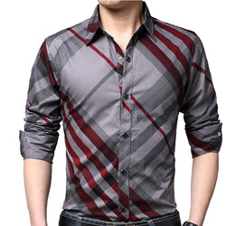 Spring Striped Men Shirt