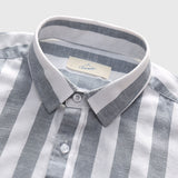 Social Linen Stripe Long Sleeve