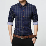 Plaid Cotton Social Long Sleeve