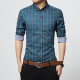 Plaid Cotton Social Long Sleeve