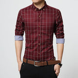 Plaid Cotton Social Long Sleeve