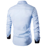 Business Men's Slim Fit  Long sleeve