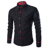 Business Men's Slim Fit  Long sleeve