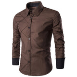 Business Men's Slim Fit  Long sleeve