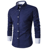 Business Men's Slim Fit  Long sleeve