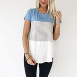 Fashion Striped Short Sleeve
