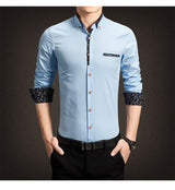 Solid Man Printed Long Sleeve