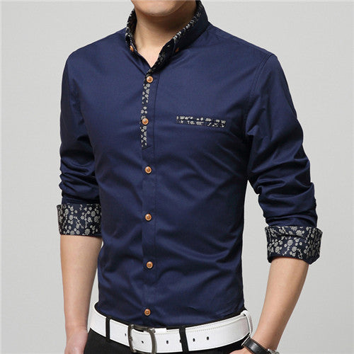 Solid Man Printed Long Sleeve